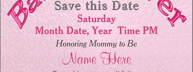Pink and Gray Elephant Baby Shower Decorations